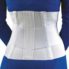 BSN Medical Lumbar Sacral Support with Overlapping Abdominal Belt FLA Orthopedics® One Size Fits Most Hook and Loop Strap Closure 33 to 48 Inch Waist Circumference 10 Inch Adult