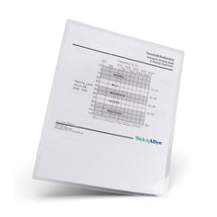 Welch Allyn Threshold Audiometry Card
