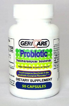 Probiotic Dietary Supplement Geri-Care® 50 per Bottle Capsule