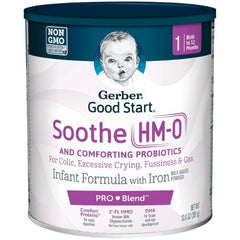 Nestle Healthcare Nutrition Infant Formula Gerber® Good Start® Soothe (HMO) Non-GMO 12.4 oz. Can Powder