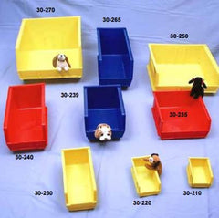 Healthmark Industries Storage Bin Yellow Polypropylene 7.38 X 4.12 X 3 Inch - M-825554-1008 - Each