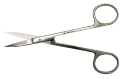 BR Surgical Dental Scissors BR Surgical Goldman-Fox 5-1/8 Inch Length Surgical Grade Stainless Steel NonSterile Finger Ring Handle Curved Sharp Tip / Sharp Tip - M-825627-1928 - Each