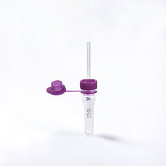 Ram Scientific Safe-T-Fill® Capillary Blood Collection Tube Whole Blood Tube K2 EDTA Additive 2.1 X 113 mm 150 µL Purple Pierceable Attached Cap Plastic Tube