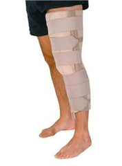 Alimed Knee Immobilizer AliMed® One Size Fits Most Hook and Loop Strap Closure 20 Inch Length Left or Right Knee