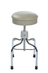 Pedigo Products Operating Room Stool Contoured Backrest Screw Shaft Gray