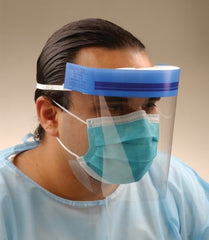 SPS Medical Supply Wraparound Face Shield Crosstex® One Size Fits Most 3/4 Length Anti-fog Disposable NonSterile