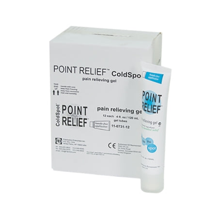 Fabrication Enterprises Topical Pain Relief Point Relief® ColdSpot™ 0.06% - 12% Strength Menthol / Methyl Salicylate Topical Gel 4 oz.