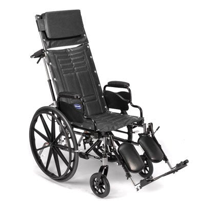 Invacare Reclining Wheelchair Tracer® SX5 Recliner Dual Axle Desk Length Arm Removable Padded Arm Style 16 Inch Seat Width 300 lbs. Weight Capacity