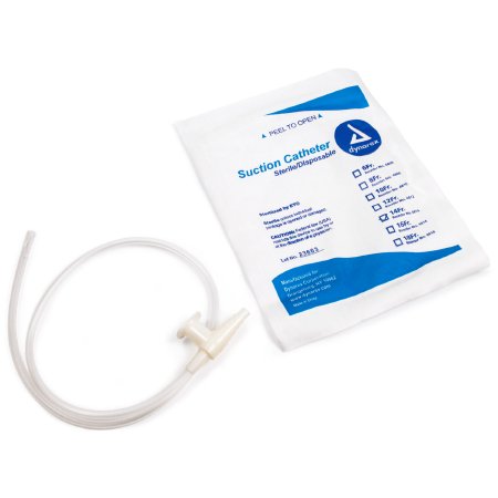 Dynarex Suction Catheter 14 Fr. Control Valve Vent