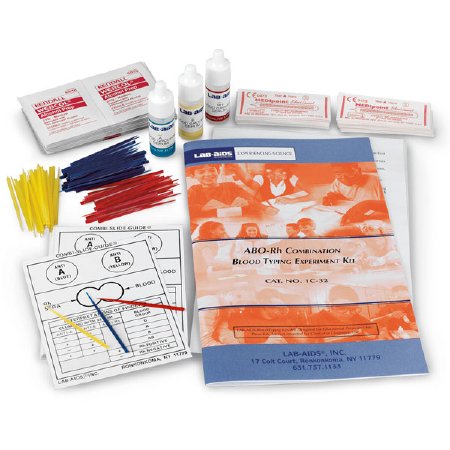 Nasco Student Lab Activity Lab-Aids® ABO-Rh Combination ABO / Rh Blood Typing