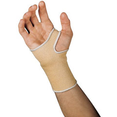 Scott Specialties Wrist Support Sleeve Cotton Elastic Left or Right Hand Beige X-Large