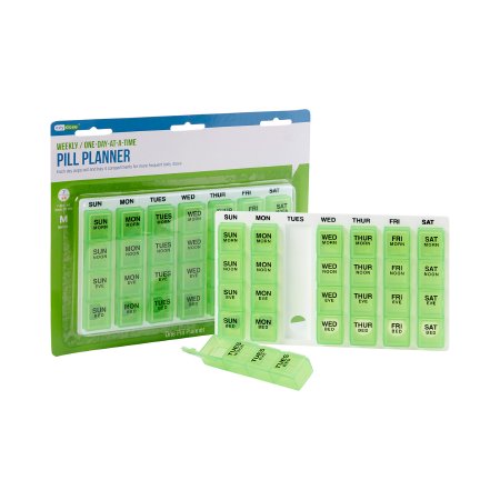 Apothecary Products Pill Organizer One-Day-At-A-Time® Medium 7 Day 4 Dose