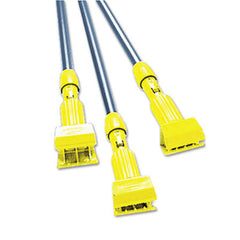 Rubbermaid® Commercial Fiberglass Gripper Mop Handle, Yellow/Gray
