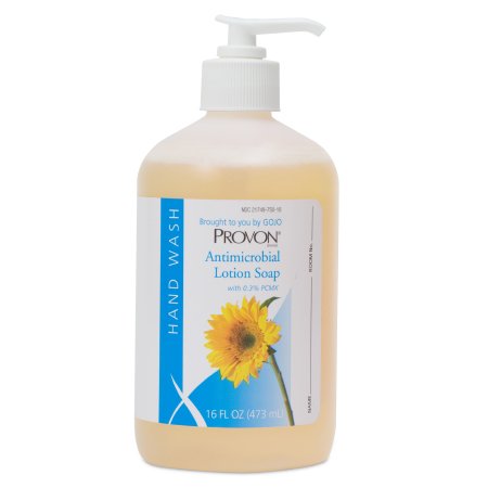 GOJO Antimicrobial Soap PROVON® Lotion 16 oz. Pump Bottle Citrus Scent