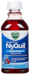 Procter & Gamble Cold and Cough Relief NyQuil® Cold & Flu 650 mg - 30 mg - 4 mg / 30 mL Strength Liquid 12 oz.