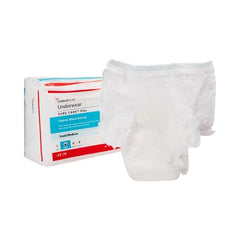 Cardinal Unisex Adult Absorbent Underwear Sure Care™ Pull On with Tear Away Seams Medium Disposable Heavy Absorbency - M-829959-4906 - Case of 100