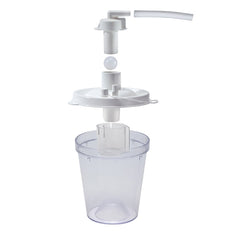 Drive Medical Vacuum Bottle Vacu-Aide® QSU 800 mL Float Valve Shut-Off Lid