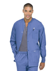 Landau Uniforms Warm-Up Jacket Ceil Blue Medium Hip Length Reusable