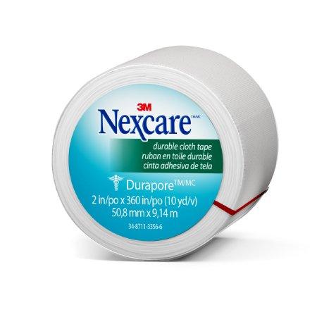 3M Medical Tape Nexcare™ Durapore™ Cloth 2 Inch X 10 Yard White NonSterile