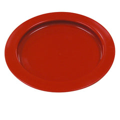 Fabrication Enterprises Plate Inner Lip™ Red Reusable Plastic 9 Inch Diameter