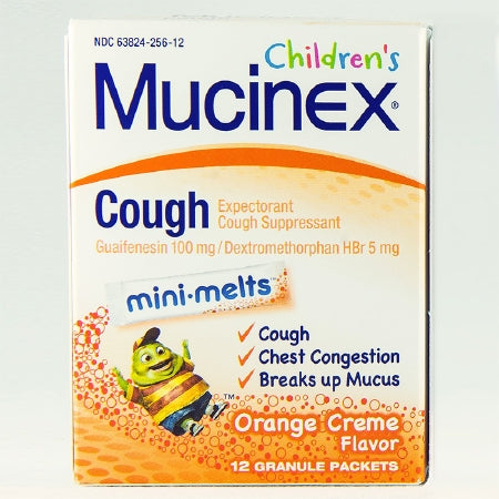 Reckitt Benckiser Children's Cold and Cough Relief Children's Mucinex® Mini-Melts™ 100 mg - 5 mg Strength Powder 12 per Box