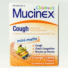 Reckitt Benckiser Children's Cold and Cough Relief Children's Mucinex® Mini-Melts™ 100 mg - 5 mg Strength Powder 12 per Box