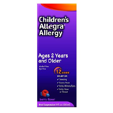 Chattem Inc Children's Allergy Relief Children's Allegra® 30 mg Strength Oral Suspension 4 oz.