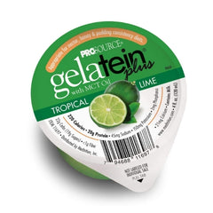 Medtrition/National Nutrition Oral Supplement Gelatein® Plus with MCT Oil Tropical Lime Flavor Ready to Use 4 oz. Cup