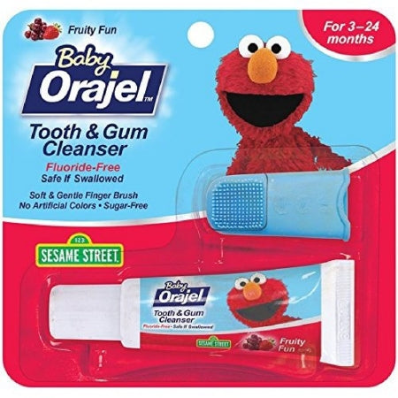 Church and Dwight Tooth and Gum Cleanser Baby Orajel™ Fruity Fun Flavor 0.7 oz. Tube