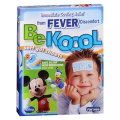 Kobayashi Healthcare Inc Gel Sheet Fever Reducer Be Kool® Non Medicated Topical Gel Sheet 4 per Box
