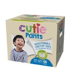 First Quality Male Toddler Training Pants Cutie Pants® Size 3T to 4T Disposable Heavy Absorbency - M-831577-2864 - Bag of 23