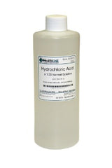 EDM 3 LLC Chemistry Reagent Hydrochloric Acid ACS Grade 1.0 N 16 oz.