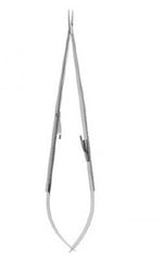 V. Mueller Micro Needle Holder Delicate Touch™ 8-1/2 Inch Length Straight Dust Teeth Jaws Flat Spring Handle - M-831983-1790 - Each