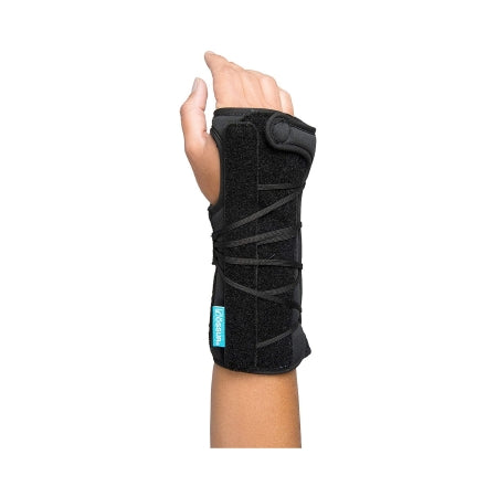 Ossur Wrist Brace Ossur® Formfit® Universal Aluminum / Copper / Cotton / Polyamide / Polyester / Polyurethane Left Hand Black One Size Fits Most