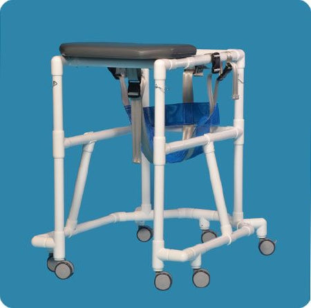 IPU Walker Adjustable Height Combo PVC Frame 300 lbs. Weight Capacity 37-1/2 to 44-1/2 Inch Height