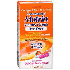 J & J Sales Children's Pain Relief Motrin® 50 mg / 1.25 mL Strength Ibuprofen Oral Drops 1 oz.