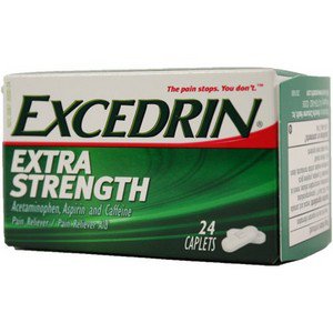 Novartis Pain Relief Excedrin® Extra Strength 250 mg - 250 mg - 65 mg Strength Acetaminophen / Aspirin / Caffeine Capsule 24 per Bottle