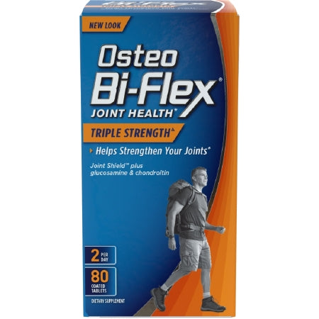 US Nutrition Joint Health Supplement Osteo-Bi-Flex® Triple Strength Glucosamine 1500 mg Strength Tablet 80 per Bottle