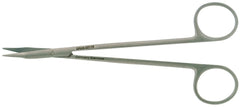 BR Surgical Dissecting Scissors BR Surgical Reynolds-Jamison 7 Inch Length Surgical Grade Stainless Steel NonSterile Finger Ring Handle Curved Blunt Tip / Blunt Tip - M-832384-1798 - Each