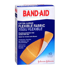 Johnson & Johnson Consumer Adhesive Strip Band-Aid® Flexible Fabric 1-3/4 X 2 Inch Fabric Rectangle Tan Sterile