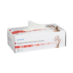 Exam Glove McKesson X-Small NonSterile Vinyl Standard Cuff Length Smooth Clear Not Chemo Approved - M-832680-1051 - Box of 150