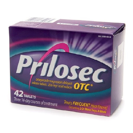 Procter & Gamble Antacid Prilosec OTC® 20 mg Strength Tablet 42 per Box