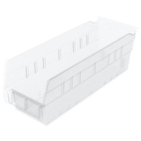 Akro-Mils Shelf Bin Akro-Mils® Clear Industrial Grade Polymers 4 X 4-1/8 X 11-5/8 Inch - M-833253-4931 - CT/24