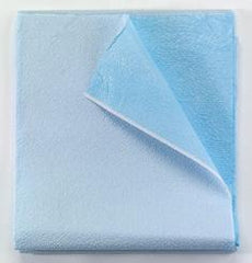 Tidi Products Stretcher Sheet Tidi® Everyday Flat 40 X 72 Inch Blue Tissue / Poly Disposable