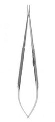 V. Mueller Micro Needle Holder Delicate Touch™ 8-1/4 Inch Length Curved Dust Teeth Jaws Round Spring Handle - M-833381-3633 - Each