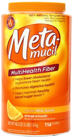 Procter & Gamble Fiber Supplement Metamucil® Orange Flavor Powder 48.2 oz. 3.4 Gram Strength Psyllium Husk