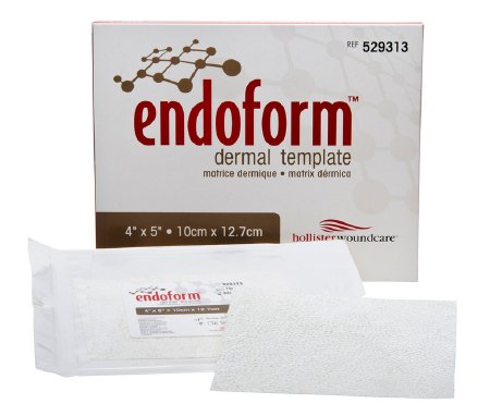 Aroa Biosurgery Inc Collagen Dressing Endoform® Natural Dermal Template Fenestrated Collagen /Glycosaminoglycans (GAGs) 2 X 2 Inch 10 per Pack