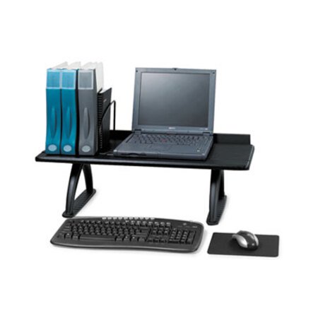 Safco® Value Mate Desk Riser, 100-Pound Capacity, 30 x 12 x 8, Black