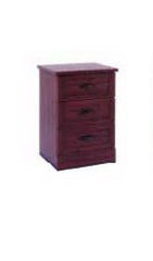 Graham-Field Bedside Chest Hamilton Collection Windsor Mahogany 18 X 21 X 30 Inch 3 Drawers