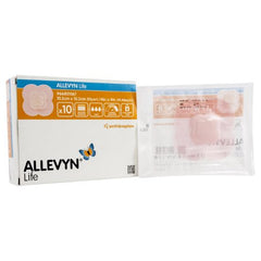 Smith & Nephew Silicone Foam Dressing Allevyn Life 4 X 4 Inch Quadrilobe Silicone Adhesive with Border Sterile